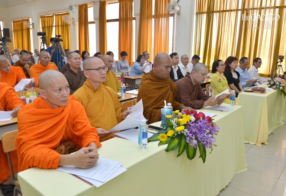 Chư tôn đức thành viên Viện Nghiên cứu, Phân viện và các Trung tâm tham dự lễ tổng kết