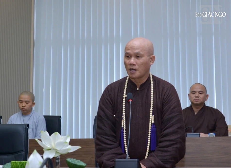 Thượng tọa Thích Giác Dũng giới thiệu về chương trình đào tạo của khoa Sanskrit tại Học viện Thượng tọa Thích Giác Dũng giới thiệu về chương trình đào tạo của khoa Sanskrit tại Học viện