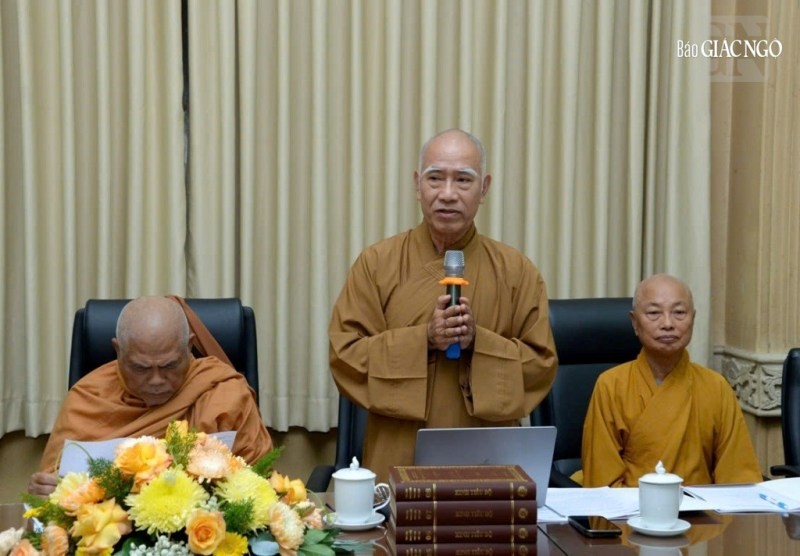 Hòa thượng Thích Tâm Đức phát biểu khai mạc