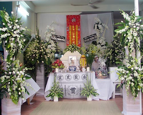 Đạo diễn Huỳnh Phúc Điền có đám tang trắng đúng như ý nguyện của anh trước khi qua đời. Đạo diễn Huỳnh Phúc Điền có đám tang trắng đúng như ý nguyện của anh trước khi qua đời.