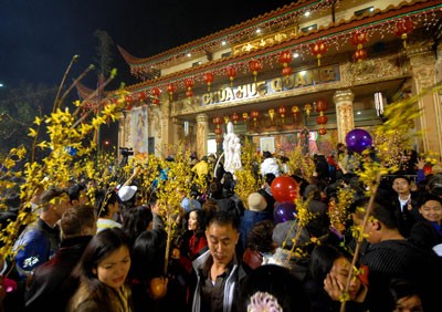 Đón giao thừa ở Nam California ảnh 1