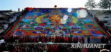 Trung Quốc: Chùa Labrang - Cam Túc tổ chức Pháp hội phơi Phật ảnh 5 lelatama 5.jpg