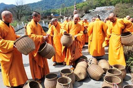 Trung Quốc: Chư tăng Thiền tự Pháp Tịnh - Hàng Châu, thu hoạch "Thiền Trà" theo nghi lễ Phật giáo ảnh 15 tradao 15.jpg