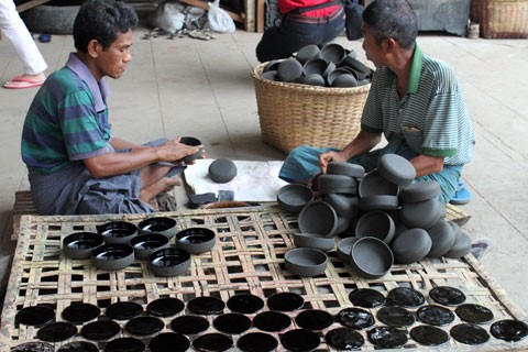 10% dân số Myanmar sống bằng nghề làm sơn mài.