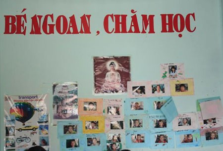 Lớp học đặc biệt nơi “cửa thiền” ảnh 3 Lớp học đặc biệt nơi “cửa thiền” ảnh 3