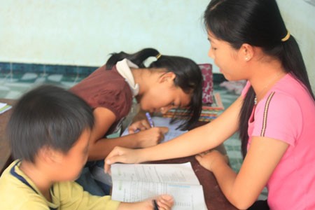 Lớp học đặc biệt nơi “cửa thiền” ảnh 4 Lớp học đặc biệt nơi “cửa thiền” ảnh 4