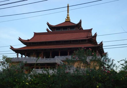 Chùa Huê Nghiêm II - nơi được cho là có đám mây hình rồng xuất hiện Kỳ diệu bức ảnh chụp đám mây hình rồng