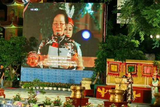 Chùm ảnh: Cầu truyền hình “Hòa điệu văn hóa - Khát vọng hòa bình” ảnh 3