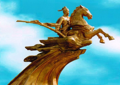 Tượng đài Thánh Gióng: điểm nhấn sáng ngời của 1.000 năm Thăng Long - Hà Nội ảnh 1 Thanh.jpg