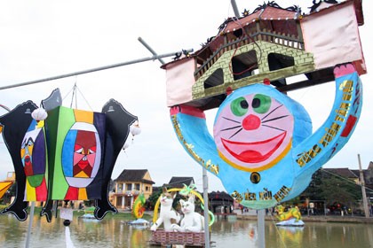 Độc đáo lồng đèn con mèo ảnh 8