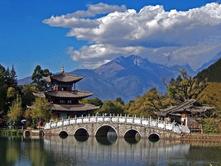 Năm mới đến Lệ Giang du xuân ảnh 4 Năm mới đến Lệ Giang du xuân ảnh 4