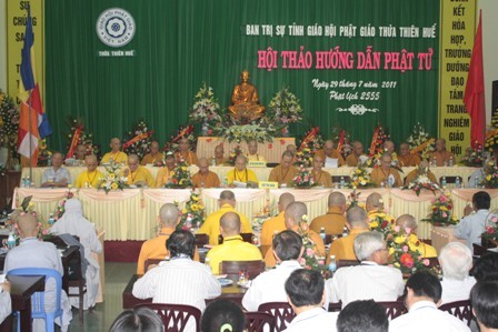 Thừa Thiên Huế: Khai mạc Hội thảo Hướng dẫn Phật tử ảnh 1