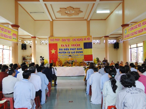 Sóc Trăng: Đại hội PG huyện Cù Lao Dung lần thứ VI ảnh 1 Toàn cảnh Đại hội.jpg