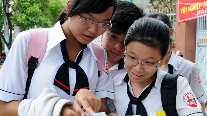 Con đã viết gì trên tờ giấy thi? ảnh 1 Thí sinh, ảnh Minh Đức.jpg