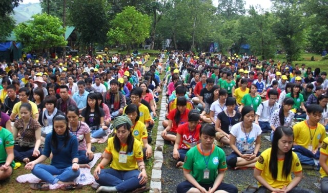 Thien tap, Hoi trai TTPG 201204.JPG