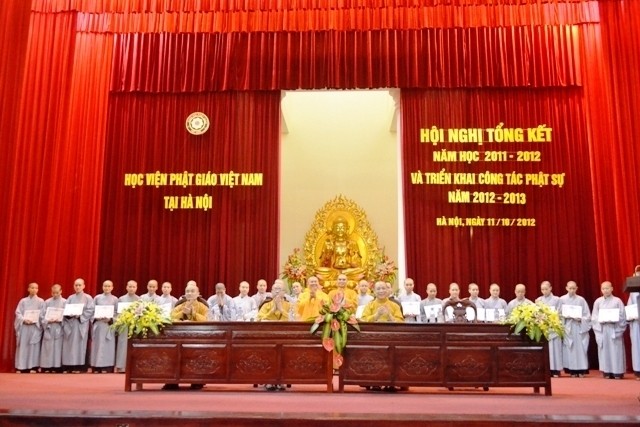Học viện PGVN tại Hà Nội tổ chức hội nghị tổng kết ảnh 2 Học viên HN2.jpg