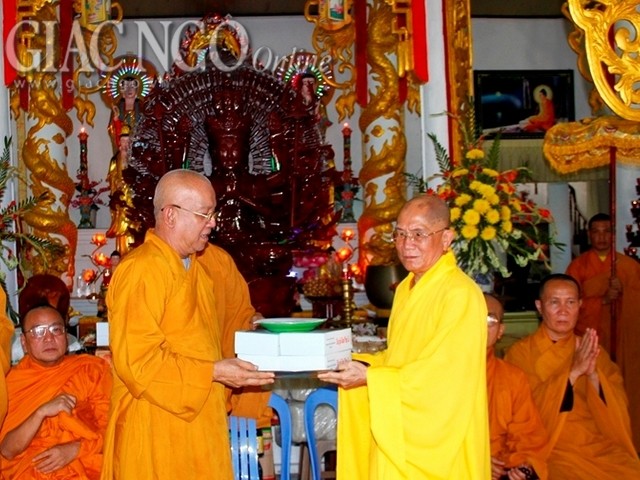 Ban Hoằng pháp T.Ư thăm trường hạ 7 tỉnh miền Tây ảnh 3 Tr²_ng h_ ch·a B_o T_nh - H_u Giang (5).jpg