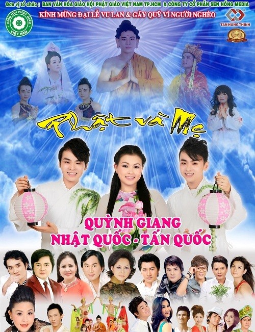 TP.HCM: Ca nhạc Vu lan "Phật và Mẹ" ảnh 1 1m5 x 2m5.jpg