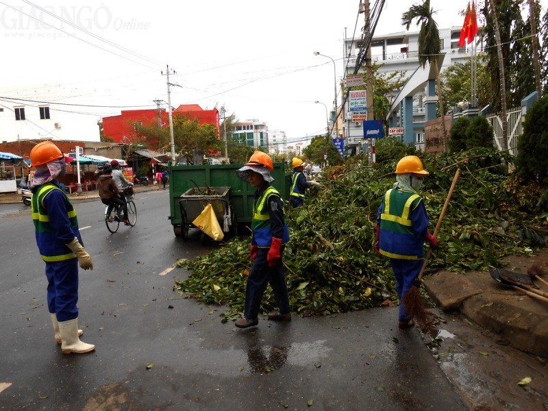 Các chùa vùng tâm bão Nari khắc phục hậu quả ảnh 5 anh 6.jpg