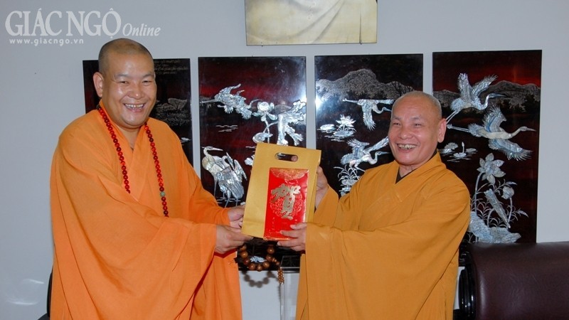 Đoàn Phật giáo Trung Quốc thăm VP II TƯGH ảnh 6 BTN_0066.jpg