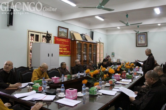 TT HĐTS GHPGVN phía Bắc họp triển khai Phật sự ảnh 1 HDTS 1.jpg