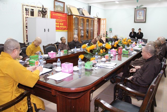 TT HĐTS GHPGVN phía Bắc họp triển khai Phật sự ảnh 2 HDTS 2.jpg