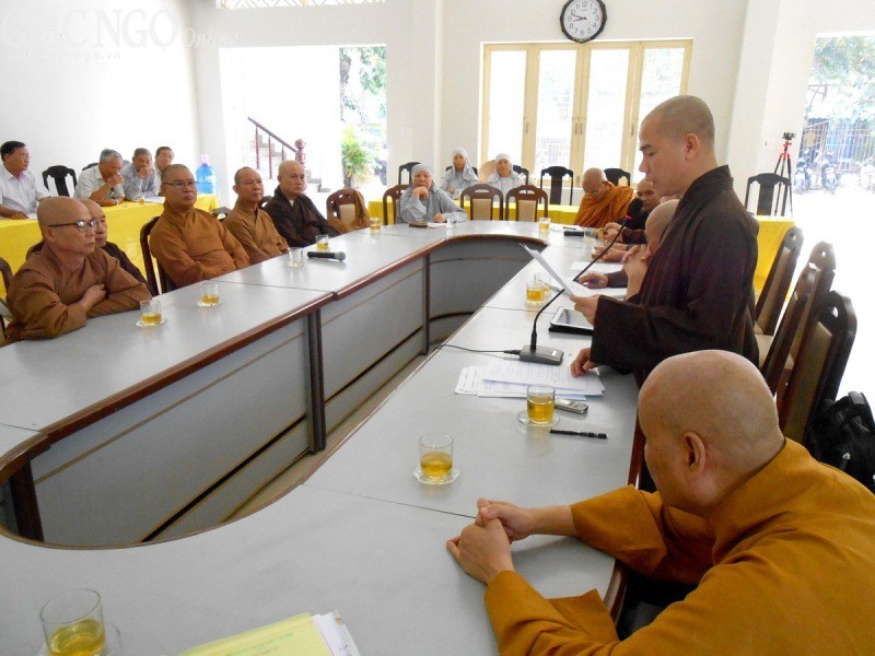 BTS GHPGVN TP.Đà Nẵng họp triển khai Phật sự ảnh 2 PG Thanh pho2.jpg