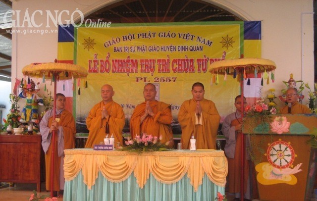 Đồng Nai: Bổ nhiệm trụ trì chùa Từ Phổ ảnh 1 T08.jpg