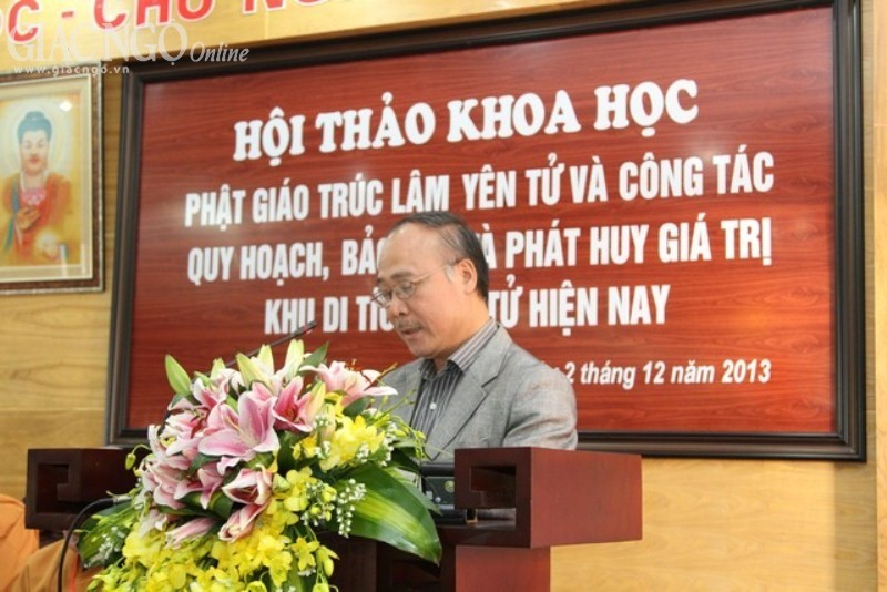 Chùm ảnh: Hội thảo Phật giáo tại Yên Tử ảnh 13 hoithaokhaohoc 12.jpg