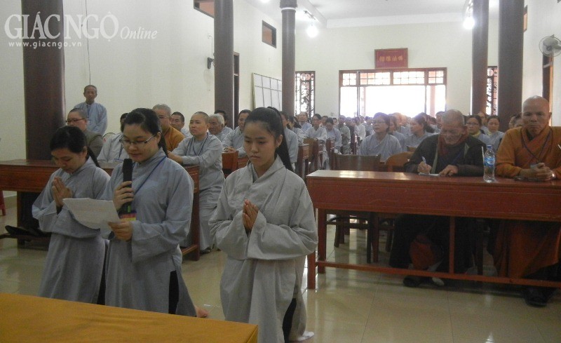 Gần 200 cư sĩ Phật tử tỉnh Quảng Ngãi thi giáo lý ảnh 2 1QNgai03.jpg