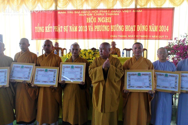 Huyện Châu Thành hoàn thành tốt Phật sự từ thiện ảnh 1 chau thanh.jpg