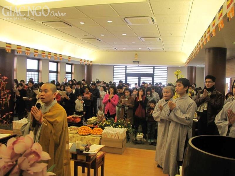 Nhật: Phật tử VN cầu an, hân hoan đón Tết ảnh 1 Nhat ban2.jpg