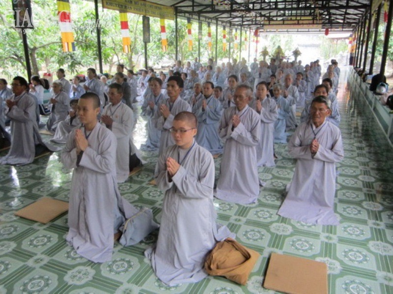 Hơn 200 Phật tử về chùa Sắc tứ Minh Thiện dự tu ảnh 1 MT2.jpg