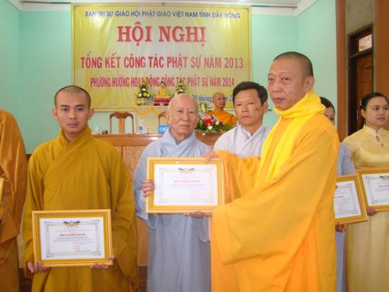 Đắk Nông: BTS GHPGVN tỉnh tổng kết công tác Phật sự ảnh 1 Dak Nong.jpg