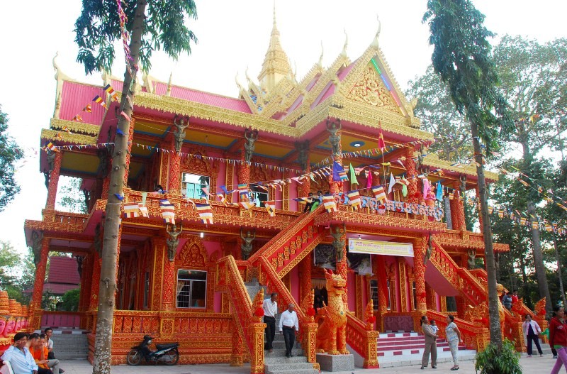 Ngôi trường sơ cấp phật học chùa Prum Vissal được xây dựng khang trang.JPG