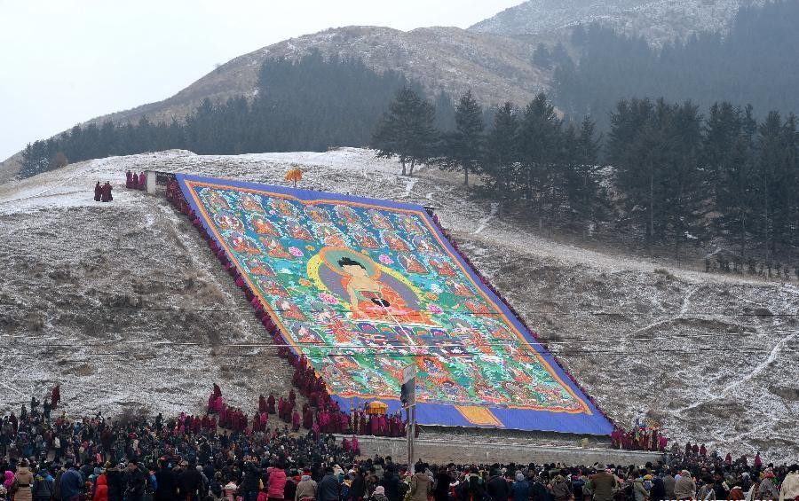 Triển lãm tranh Thangka cầu an đầu năm mới ảnh 3 4.jpg