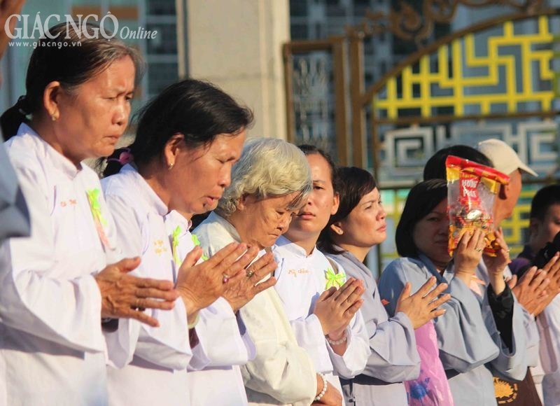 Hơn 1.500 Tăng Ni Hệ phái Khất sĩ trì bình khất thực ảnh 23 1 giang12.jpg