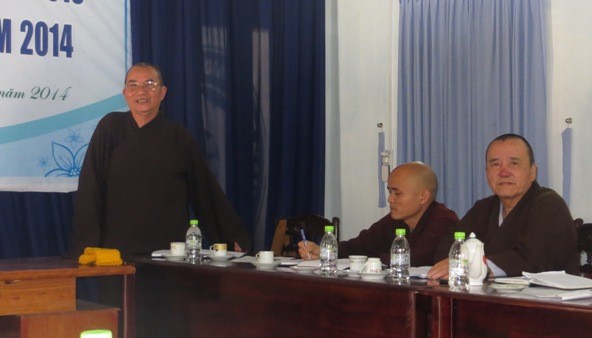 HT. Thích Hạnh Niệm - Phó Thường Trực BTS PG Quảng Nam phát biểu khai mạc.JPG