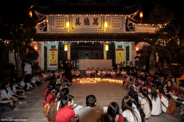 Chùa Kỳ Viên Trung Nghĩa hưởng ứng Giờ Trái đất ảnh 1 kvgiotraidat4.jpg