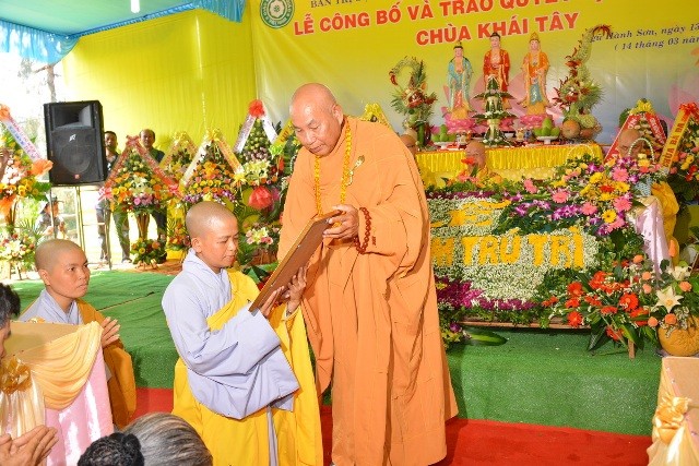 Đà Nẵng: Bổ nhiệm trú trì chùa Khái Tây ảnh 1 anh 4.jpg