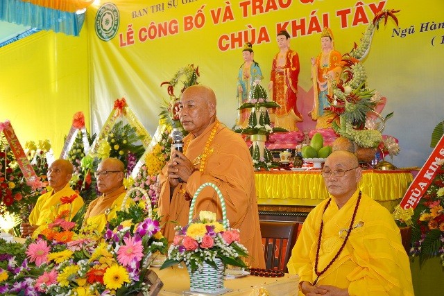 Đà Nẵng: Bổ nhiệm trú trì chùa Khái Tây ảnh 4 anh 9.jpg