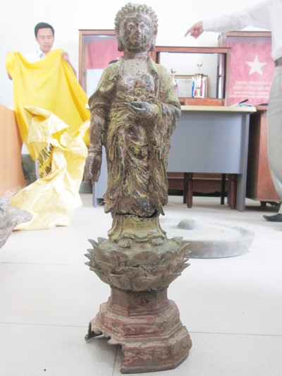 Giải phóng mặt bằng, phát hiện nhiều cổ vật Phật giáo ảnh 3 cổ vật tại đà nẵng - ảnh nguyễn tú