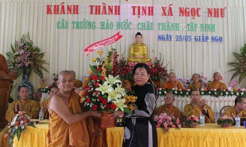 Tây Ninh: Tịnh xá Ngọc Như khánh thành chánh điện ảnh 2 1 tay ninh 2.jpg