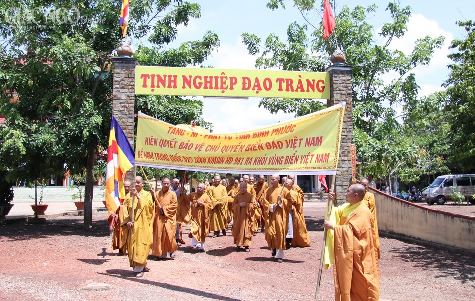 Bình Phước: PG tổ chức mít-tinh phản đối Trung Quốc ảnh 5 IMG_9690.jpg