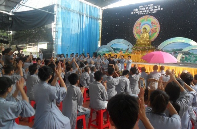 Thái Bình: 800 bạn trẻ về chùa Từ Xuyên tu 4 ngày ảnh 1 SAM_6013.jpg