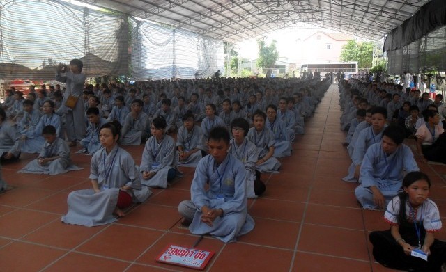 Thái Bình: 800 bạn trẻ về chùa Từ Xuyên tu 4 ngày ảnh 2 SAM_6060.jpg