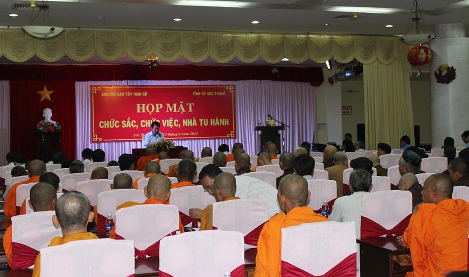 Sóc Trăng: Họp mặt 150 chức sắc tôn giáo ảnh 1 hinh GNO st.jpg