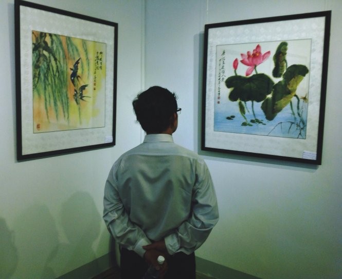 Họa sĩ Trương Hán Minh bán tranh gây quỹ vì người nghèo ảnh 1 Truong Han Minh.jpg