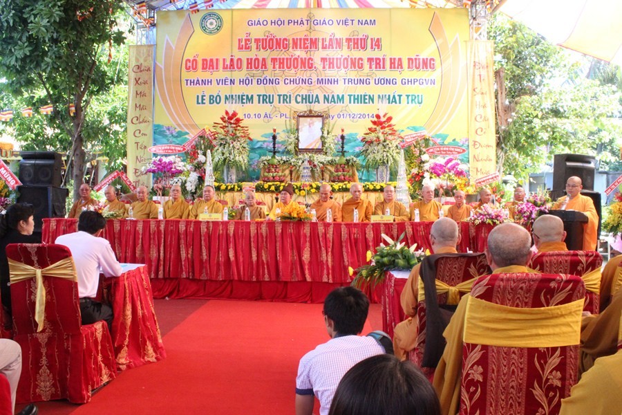 Chùa Nam Thiên Nhất Trụ làm lễ bổ nhiệm trụ trì ảnh 5 10NT.jpg