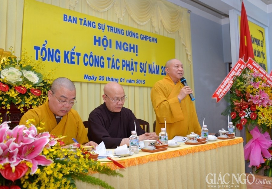 Ban Tăng sự T.Ư tổng kết hoạt động Phật sự năm 2014 ảnh 7 ANH BT (16).jpg